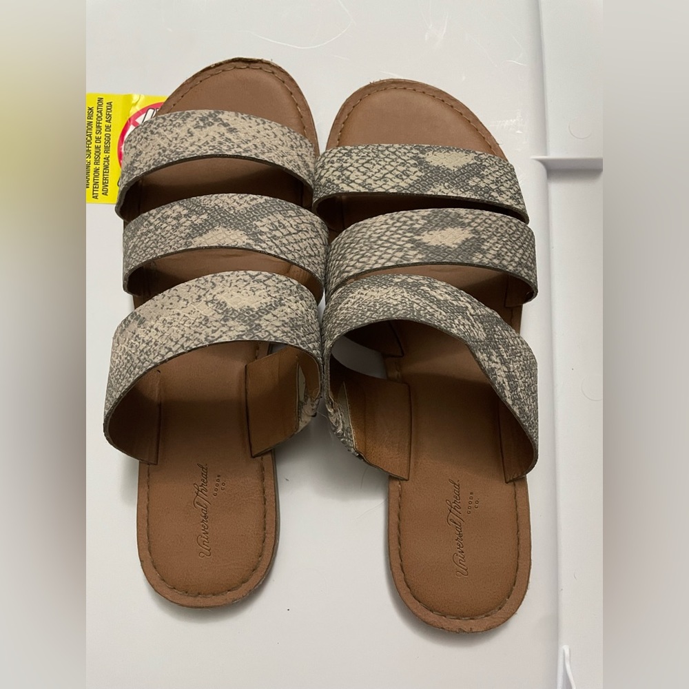 Snake Skin Sandals
